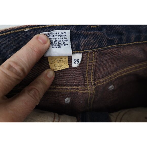 Deadstock Vtg 80s 90s Calvin Klein Mens 28x36 Pigment Overdye Western Jeans USA - Picture 6 of 14